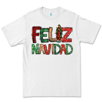 White Feliz Navidad our lady of Guadalupe Christmas Premium Tee - Jasminsmagicworld