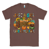Chestnut Just a Girl Who Loves Fall Classic Tee - texasbilliewilder