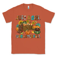 Copper Just a Girl Who Loves Fall Classic Tee - texasbilliewilder