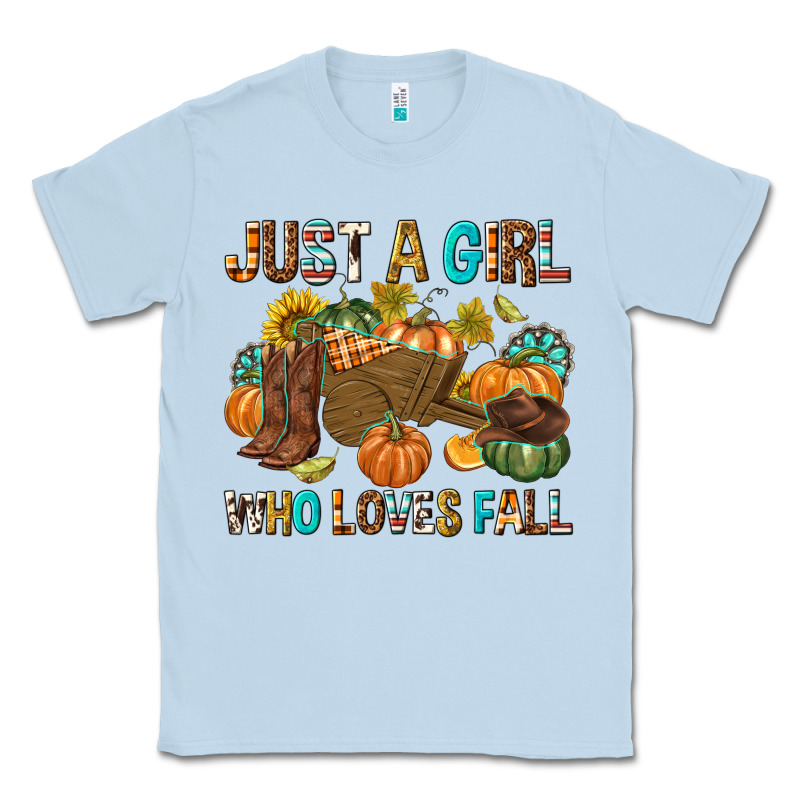 Just A Girl Who Loves Fall Classic Tee by texasbilliewilder | Teevron