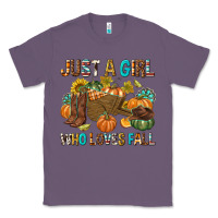Lavender Just a Girl Who Loves Fall Classic Tee - texasbilliewilder