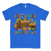 True Royal Just a Girl Who Loves Fall Classic Tee - texasbilliewilder
