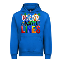 Cobalt color outside the lines Urban Hoodie - AdoDesignShop