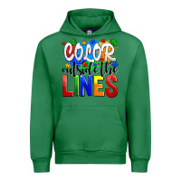 Emerald color outside the lines Urban Hoodie - AdoDesignShop