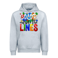 Heather Grey color outside the lines Urban Hoodie - AdoDesignShop