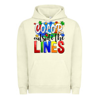 Pigment Pistachio color outside the lines Urban Hoodie - AdoDesignShop