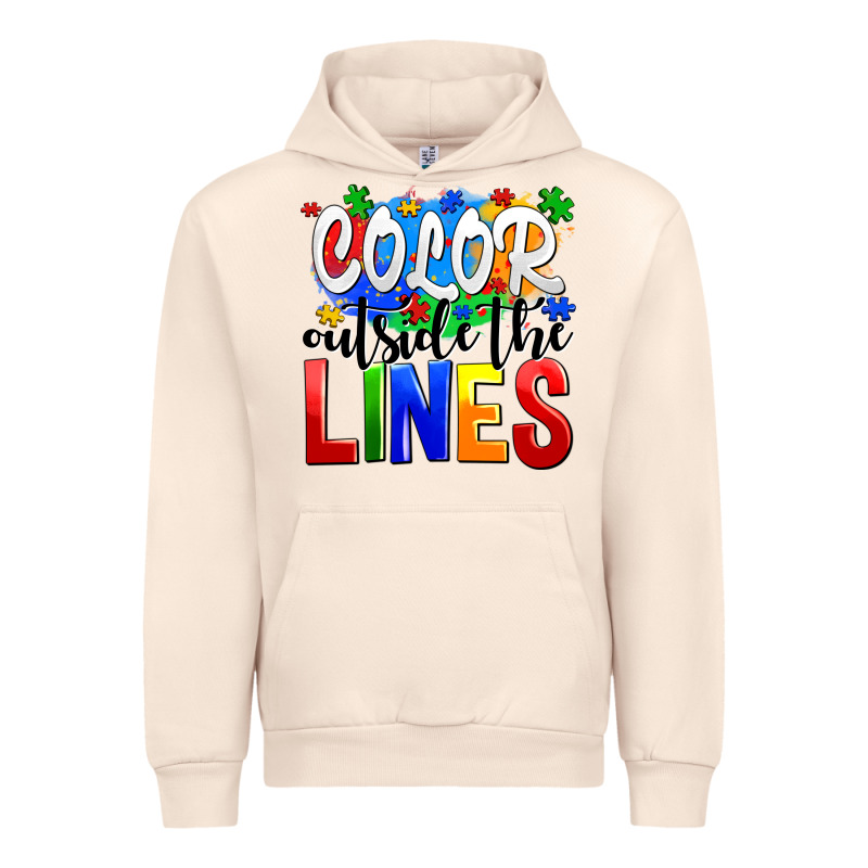 Color Outside The Lines Urban Hoodie by AdoDesignShop | Teevron