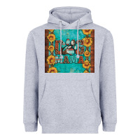Heather Grey dog mama Heavyweight Hoodie - Artiststas
