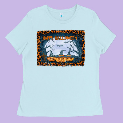 Happy Halloween Ladies Tee Designed By Bettercallsaul