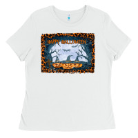 White Happy Halloween Ladies Tee - Bettercallsaul