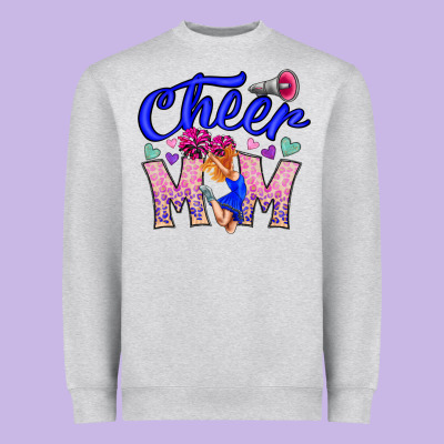 Cheer Mom Heavyweight Sweatshirt Designed By Cowhidedigitalart