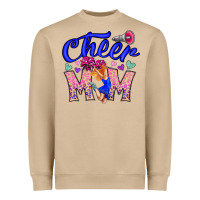 Mushroom Cheer Mom Heavyweight Sweatshirt - CowhideDigitalArt
