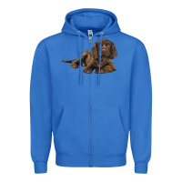 True Royal Sussex Spaniels llustrations Zipper Hoodie - LillyAllenDesigns
