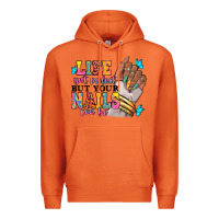 Carrot Life isn't perfect but your nails can be Premium Hoodie - RanaPortraitStore