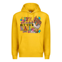 Lemon Life isn't perfect but your nails can be Premium Hoodie - RanaPortraitStore