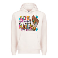 Pale Pink Life isn't perfect but your nails can be Premium Hoodie - RanaPortraitStore