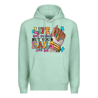 Seafoam Life isn't perfect but your nails can be Premium Hoodie - RanaPortraitStore