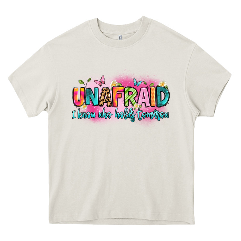 Unafraid I Know Who Holds Tomorrow Heavy Core Tee by Artiststas | Teevron