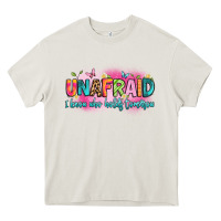 Cream unafraid i know who holds tomorrow Heavy Core Tee - Artiststas