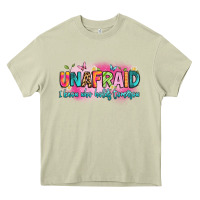 Mossy unafraid i know who holds tomorrow Heavy Core Tee - Artiststas