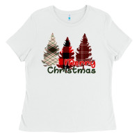 White Merry Christmas Ladies Tee - Bettercallsaul