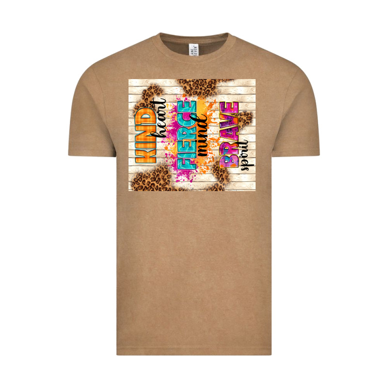 Kind Heart Fierce Mind Brave Spirit Vintage Tee by TumblerDesignByShophia | Teevron