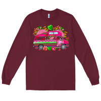 Burgundy Valentine's Day tacos truck Mexico Long Sleeve Tee - HowdyJamesFarm