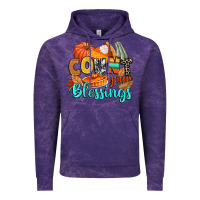 Cloud Purple count your blessings Vintage Hoodie - CowGirlArtShop