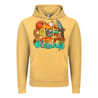Vintage Mustard count your blessings Vintage Hoodie - CowGirlArtShop