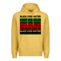 Antique Gold black lives matter seamless pattern Premium Hoodie - BundleAndBundleShop