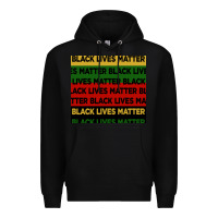 Black black lives matter seamless pattern Premium Hoodie - BundleAndBundleShop