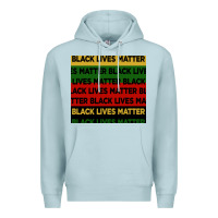 Blue Mist black lives matter seamless pattern Premium Hoodie - BundleAndBundleShop