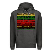 Charcoal Heather black lives matter seamless pattern Premium Hoodie - BundleAndBundleShop