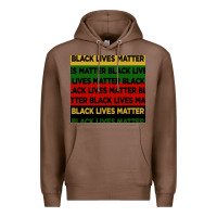 Chestnut black lives matter seamless pattern Premium Hoodie - BundleAndBundleShop