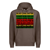 Coffee black lives matter seamless pattern Premium Hoodie - BundleAndBundleShop