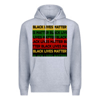Heather Grey black lives matter seamless pattern Premium Hoodie - BundleAndBundleShop