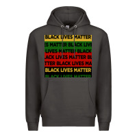 Smoke black lives matter seamless pattern Premium Hoodie - BundleAndBundleShop