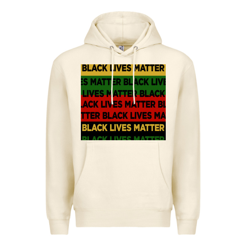 Black Lives Matter Seamless Pattern Premium Hoodie by BundleAndBundleShop | Teevron