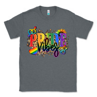 Charcoal Heather Pride vibes Classic Tee - NancyCooperArtShop