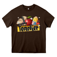 Chocolate Brown teacher Heavy Core Tee - Artiststas