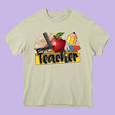Teacher Heavy Core Tee Designed By Artiststas