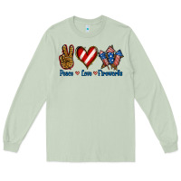 Matcha Peace Love Fireworks Long Sleeve Tee - Jasminsmagicworld