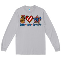 Moon Dust Peace Love Fireworks Long Sleeve Tee - Jasminsmagicworld