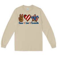 Mushroom Peace Love Fireworks Long Sleeve Tee - Jasminsmagicworld
