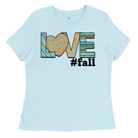 Baby Blue Love Fall Ladies Tee - Bettercallsaul