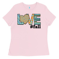 Bubblegum Pink Love Fall Ladies Tee - Bettercallsaul