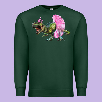 Balerina T Rex Dinosaur With Tutu Premium Sweatshirt Designed By Artiststas