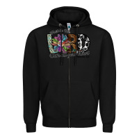 Black trust in the lord with all your heart Zipper Hoodie - SublimationCraftShop