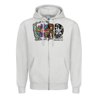 Dove Grey trust in the lord with all your heart Zipper Hoodie - SublimationCraftShop