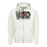 Oatmeal Heather trust in the lord with all your heart Zipper Hoodie - SublimationCraftShop